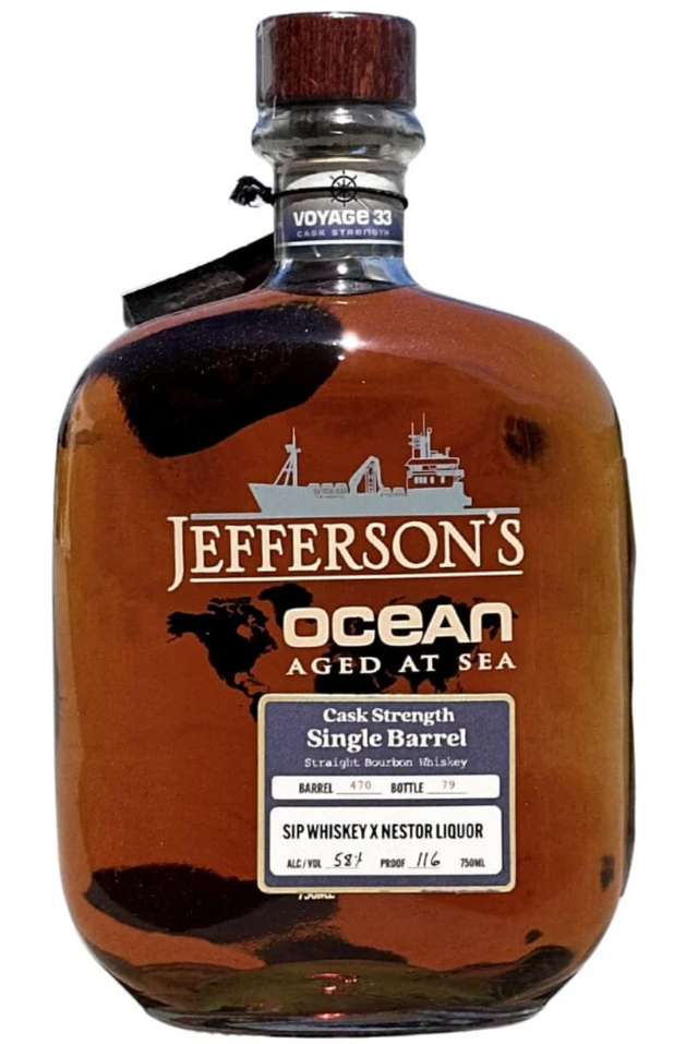 Jefferson’s Ocean Sip Whiskey X Nestor Liquor Cask Strength Single Barrel at CaskCartel.com