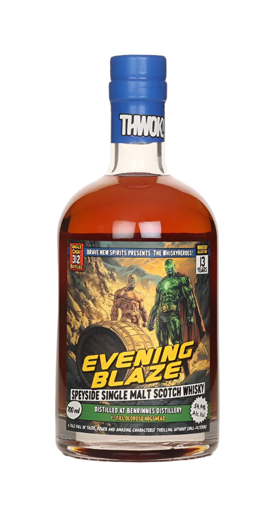 Benrinnes 13 Year Old - Whiskyheroes (Brave New Spirits) Evening Blaze Single Malt Scotch Whisky | 700ML at CaskCartel.com