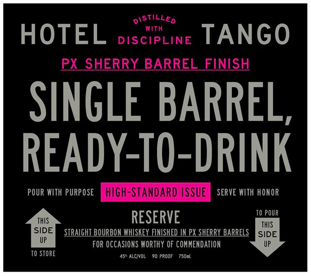 Hotel Tango Single Barrel Reserve Finished in PX Sherry Cask Straight Bourbon Whiskey at CaskCartel.com