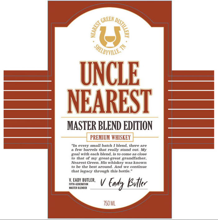 Uncle Nearest Master Blend Edition Tennessee Whiskey