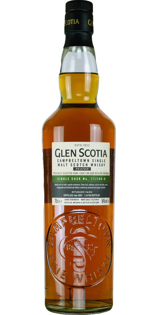 Glen Scotia 2007 Single Cask - Limited Edition (Cask #17/106-8) 2019 Release Single Malt Scotch Whisky | 700ML at CaskCartel.com