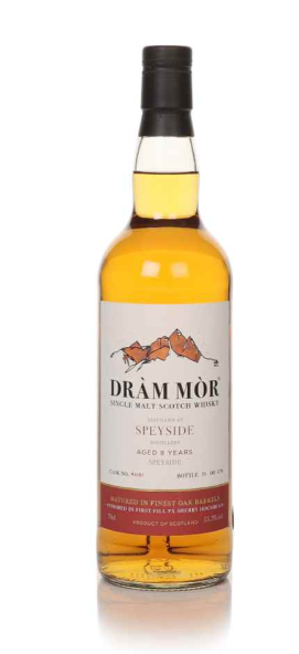Speyside 8 Year Old Cask #4081 Dram Mor Single Malt Scotch Whisky | 700ML at CaskCartel.com