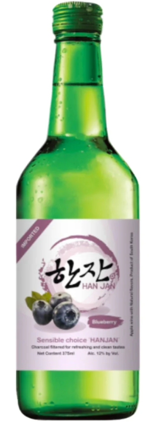 HanJan Blueberry Soju | 375ML at CaskCartel.com