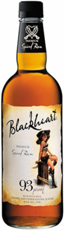 Blackheart Spiced Rum | 375ML at CaskCartel.com