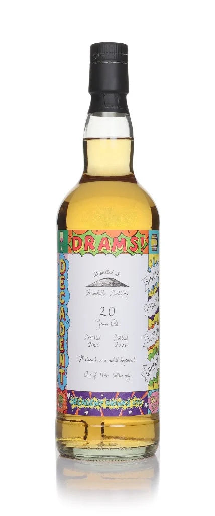 Knockdhu 20 Year Old 2006 - Decadent Drams (Decadent Drinks) Single Malt Scotch Whisky | 700ML at CaskCartel.com