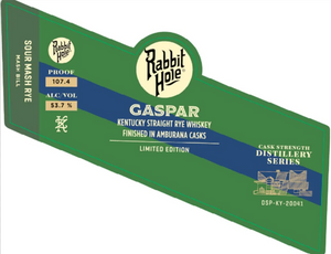 Rabbit Hole Gaspar Sour Mash Rye Whiskey at CaskCartel.com