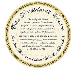 Old Forester The President's Choice 8 Year Old Straight Bourbon Whiskey at CaskCartel.com