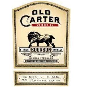 Old Carter Whiskey Co Barrel Strength Batch #16 Straight Bourbon Whisky at CaskCartel.com