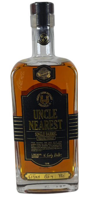 Uncle Nearest Single Barrel Nashboro Tennessee Whiskey at CaskCartel.com