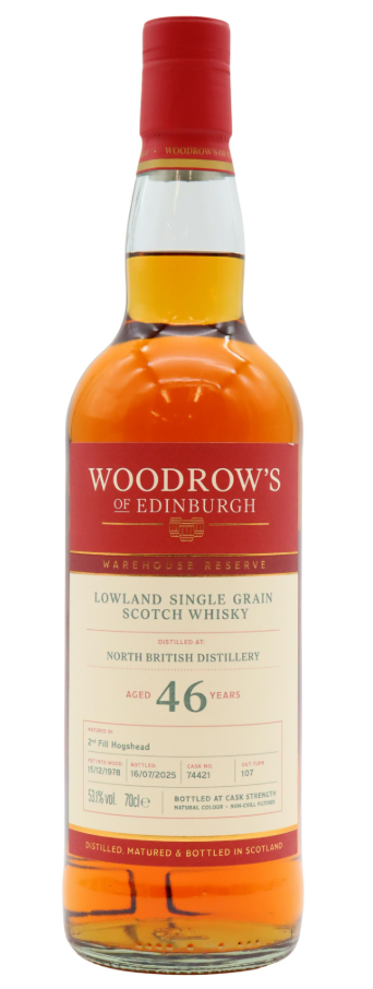 North British Woodrow's Of Edinburgh - Single Cask #74421 46 Year Old · 1978 Vintage Single Grain Scotch Whisky | 700ML at CaskCartel.com