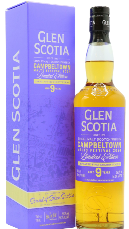 Glen Scotia Campbeltown Malts Festival 2024 9 Year Old Single Malt Scotch Whisky | 700ML