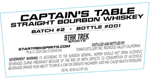 Star Trek Spirits Captain’s Table Batch #2 Straight Bourbon Whiskey at CaskCartel.com