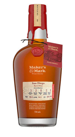 Maker's Mark Private Select San Diego Barrel Boys Private Selection Kentucky Straight Bourbon Whisky at CaskCartel.com