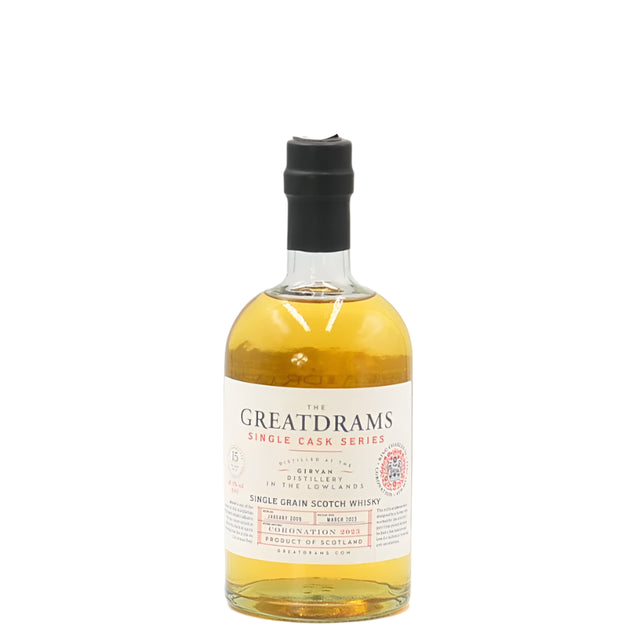 Girvan 2008 (GreatDrams) Coronation of King Charles III Blended Whisky | 500ML at CaskCartel.com