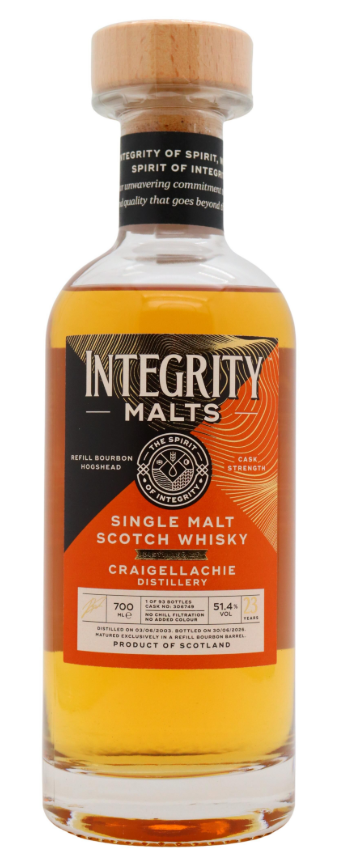 Craigellachie 23 Year Old · 2003 Vintage Integrity Malts Single Bourbon Cask #306749 Single Malt Scotch Whisky | 700ML at CaskCartel.com