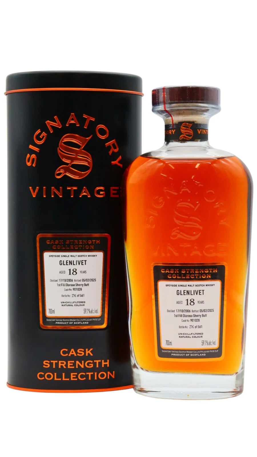 Glenlivet Signatory Vintage Single Cask #901028 Single Malt Scotch Whisky | 700ML at CaskCartel.com