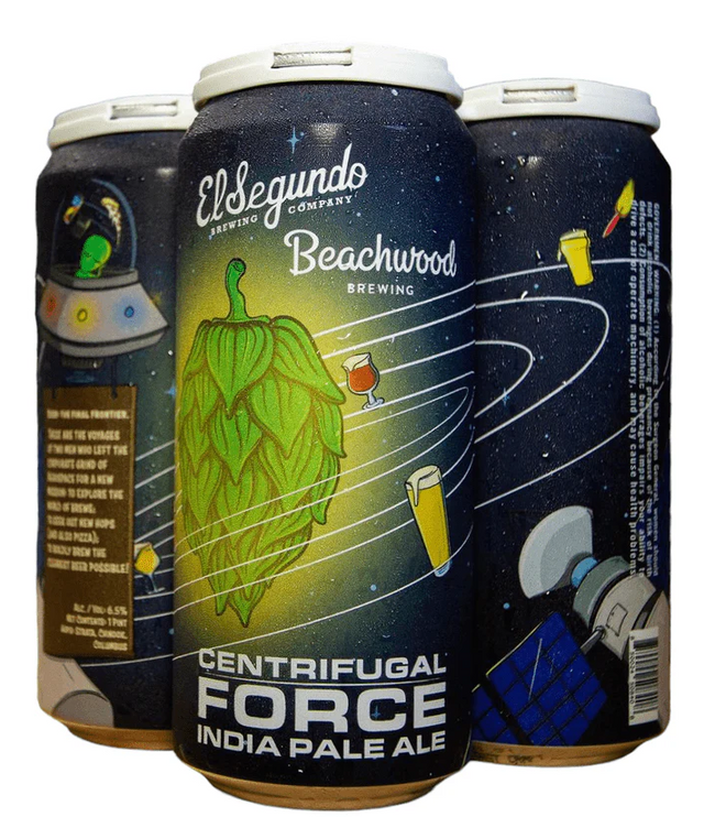 El Segundo Brewing Co. x Beachwood Brew Centrifugal Force IPA Beer | (4)*475ML at CaskCartel.com