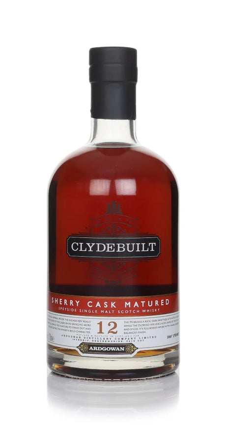Clydebuilt 12 Year Old Sherry 100 Proof (Ardgowan) Single Malt Scotch Whisky | 700ML at CaskCartel.com