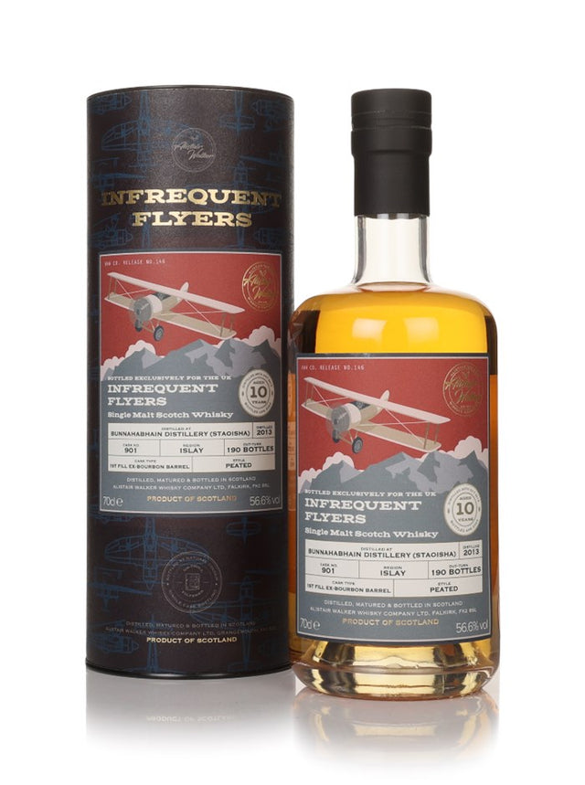 Bunnahabhain (Staoisha) 10 Year Old 2013 Cask #901 Infrequent Flyers Single Malt Scotch Whisky | 700ML at CaskCartel.com