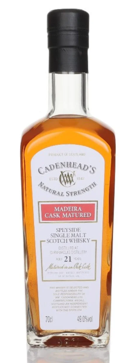 Glenfarclas 21 Year Old 2001 - Cadenhead's Natural Strength Single Malt Scotch Whisky | 700ML at CaskCartel.com