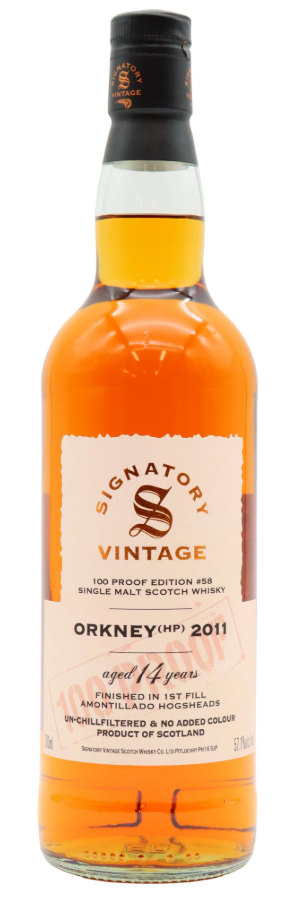 Highland Park Signatory Vintage 100 Proof - Batch #58 14 Year Old · 2011 Vintage Single Malt Scotch Whisky | 700ML at CaskCartel.com