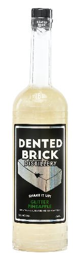 Dented Brick Distillery Glitter Pineapple