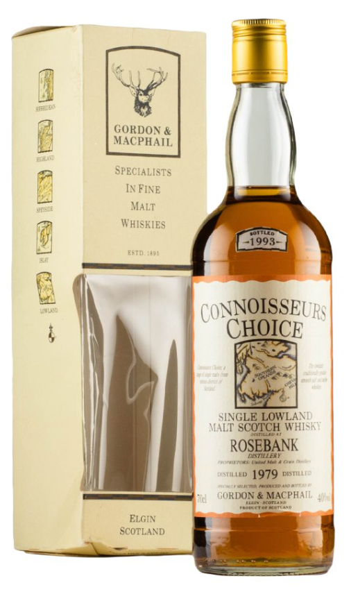 Rosebank 1979 Connoisseurs Choice Gordon and Macphail Bottled 1993 Single Malt Scotch Whisky | 700ML