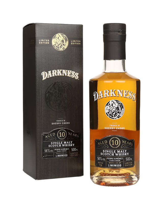 Linkwood 10 Year Old Pedro Ximenez Cask Finish (Darkness) Single Malt Scotch Whisky | 500ML at CaskCartel.com