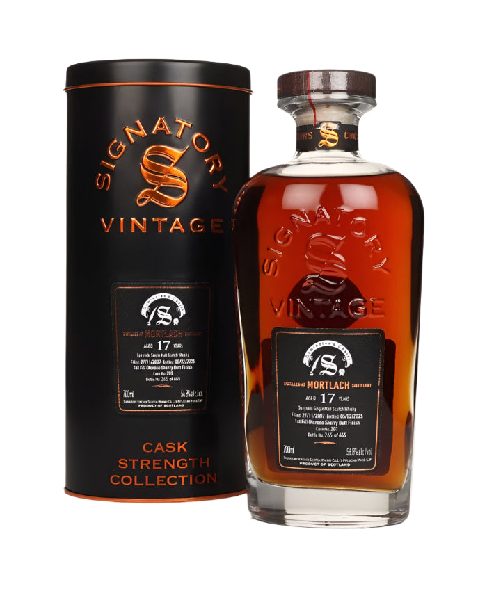 Mortlach 17 Year Old 2007 Cask #201 - Cask Strength Collection (Signatory) Single Malt Scotch Whisky | 700ML at CaskCartel.com