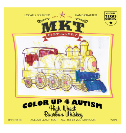MKT Distillery Color Up 4 Autism High Wheat Straight Bourbon Whiskey