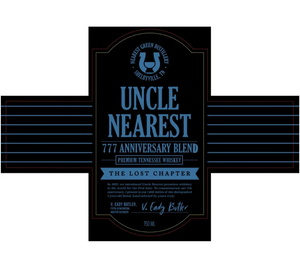 Uncle Nearest 777 Anniversary Blend The Lost Chapter Tennessee Whiskey at CaskCartel.com