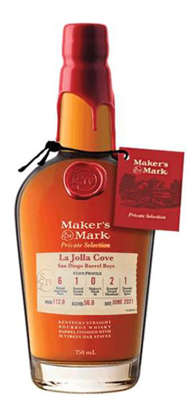 Maker's Mark SDBB La Jolla Cove Barrel Pick Bourbon Whisky