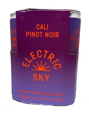 Electric Sky | Cali Pinot Noir (4)*250ML - NV at CaskCartel.com