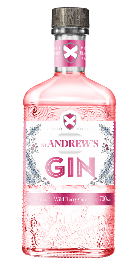 St. Andrew's Wild Berry Gin | 700ML at CaskCartel.com