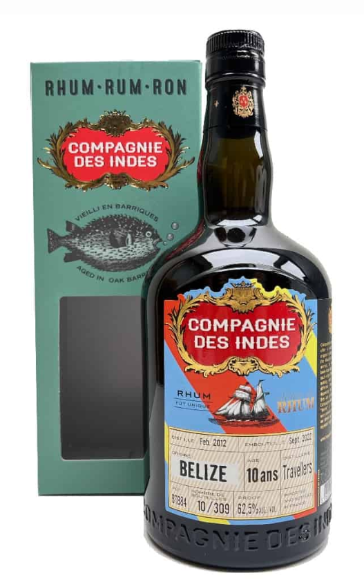 Compagnie Des Indes Belize 10 Year Old Travellers Salon Du Rum | 700ML at CaskCartel.com