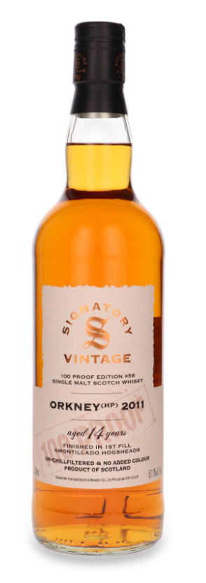 Orkney 14 Year Old 100 Proof Edition #58 Signatory Vintage Single Malt Scotch Whisky | 700ML at CaskCartel.com