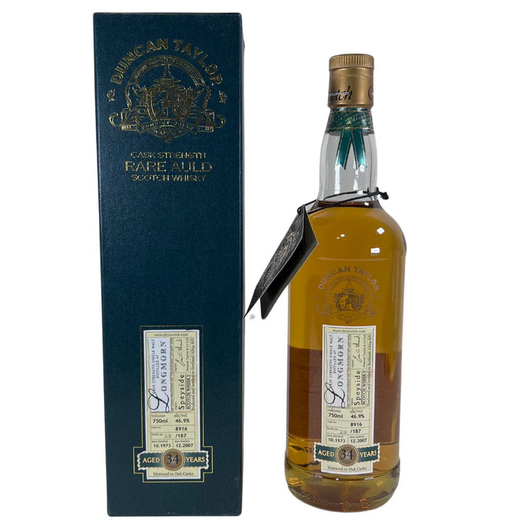 1973 Longmorn Duncan Taylor 34 Year Old Single Malt Scotch Whisky at CaskCartel.com