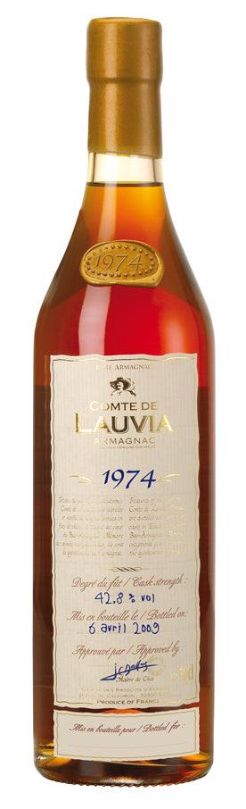 1974 Comte de Lauvia Vintage 35 Year Old Armagnac | 700ML at CaskCartel.com