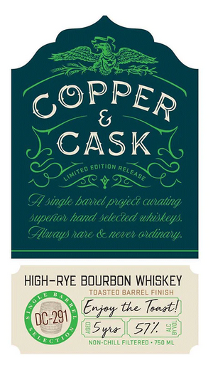 Copper & Cask Enjoy the Toast High-Rye Straight Bourbon Whisky at CaskCartel.com
