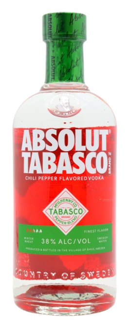 Absolut Tabasco Chili Pepper Flavoured Vodka | 700ML at CaskCartel.com
