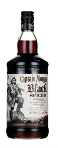 Captain Morgan Black Spiced Rum | 1L at CaskCartel.com
