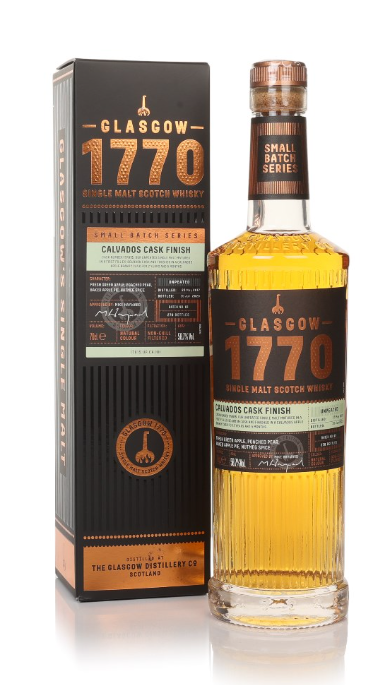 Glasgow 1770 Calvados Cask Finish Unpeated Single Malt Scotch Whisky | 700ML