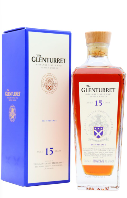 Glenturret 2025 Release 15 Year Old Single Malt Scotch Whisky | 700ML at CaskCartel.com