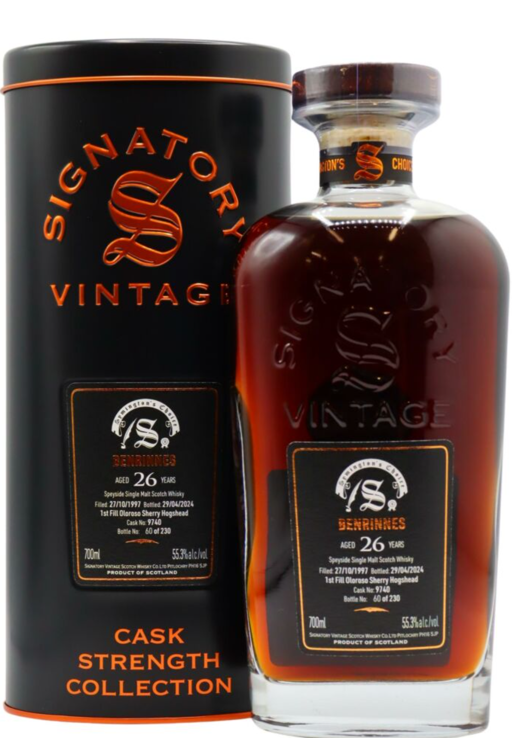 Benrinnes Signatory Vintage Symington’s Choice 1997 26 Year Old Whisky | 700ML at CaskCartel.com