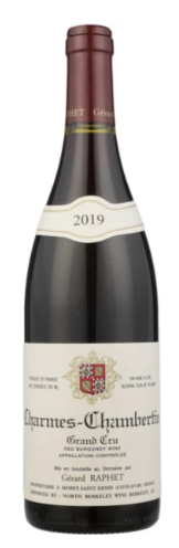 BUY] 2019 | Gérard Raphet | Charmes-Chambertin at CaskCartel.com