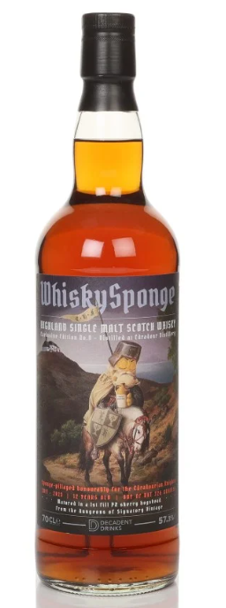 Edradour 12 Year Old 2011 Whisky Sponge Exclusive Edition #8 Decadent Drinks Single Malt Scotch Whisky | 700ML at CaskCartel.com