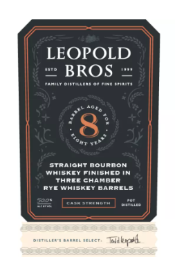 Leopold Bros 8 Year Old Cask Strength Straight Bourbon Whisky at CaskCartel.com