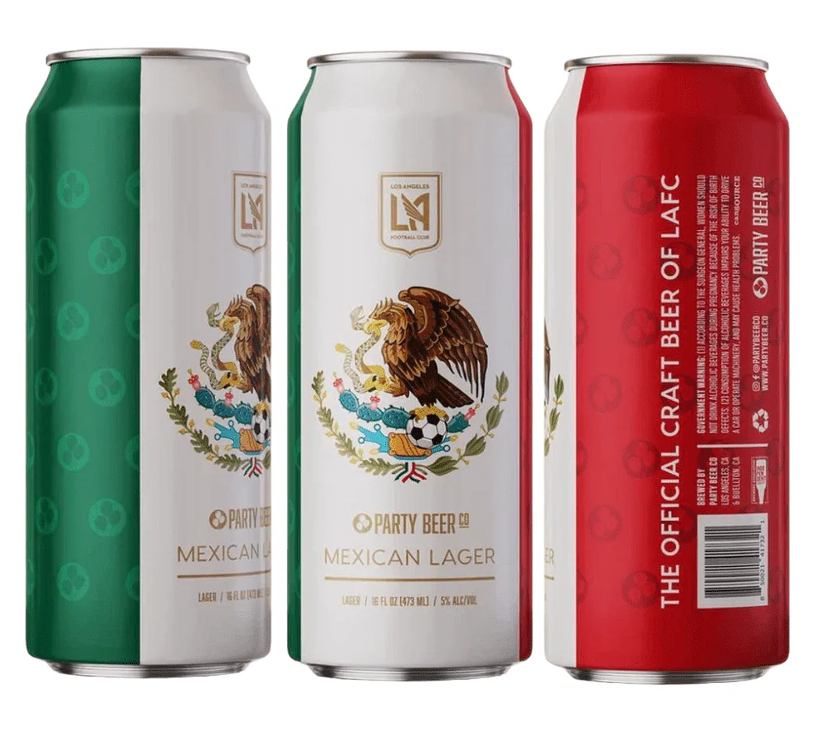 Party Beer Co. LAFC Mexican Lager Beer | (4)*473ML at CaskCartel.com