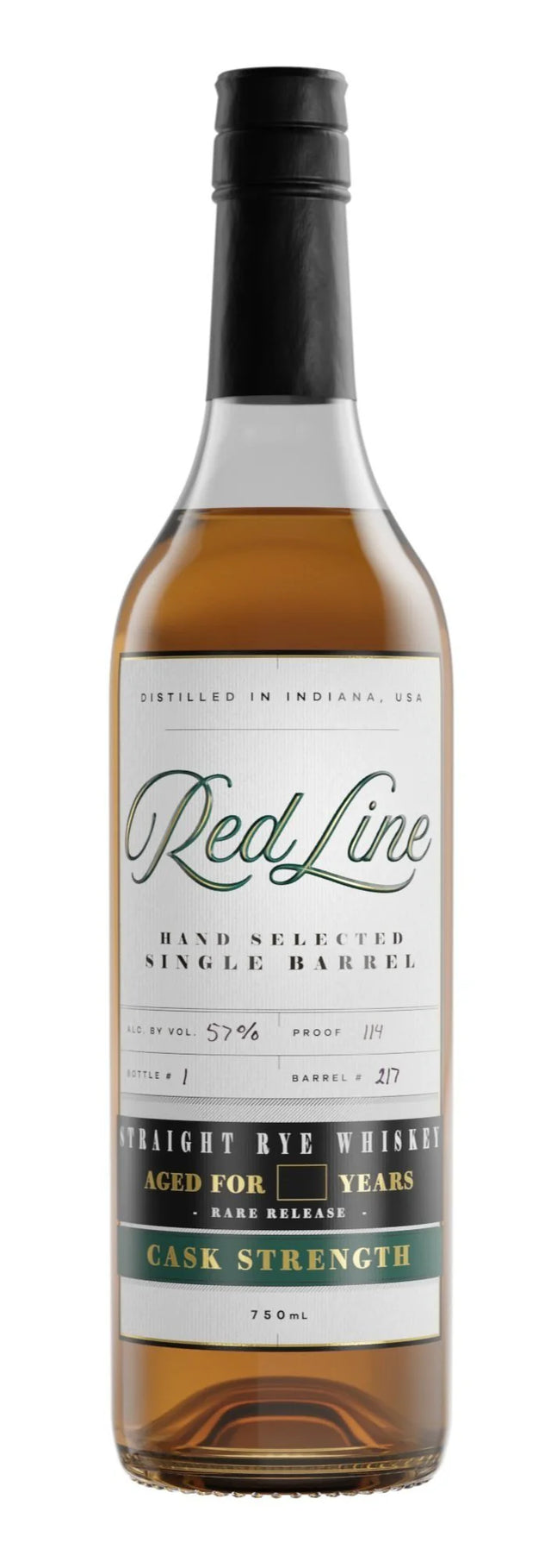 Red Line 10 Year Old Single Barrel Cask Strength Straight Rye Whiskey at CaskCartel.com