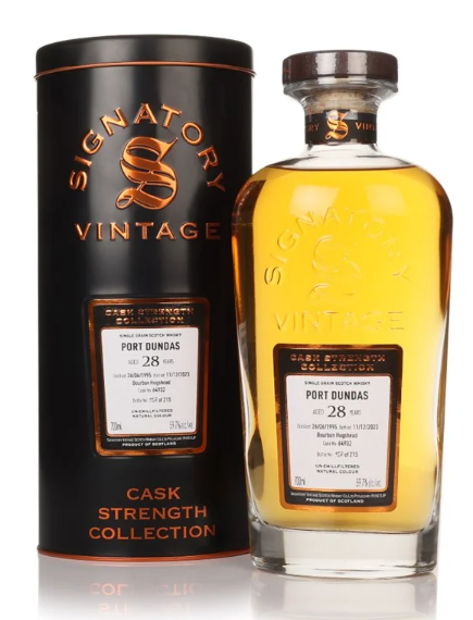 Port Dundas 28 Year Old 1995 Cask #64932 Cask Strength Collection Signatory Single Malt Scotch Whisky | 700ML at CaskCartel.com